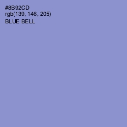 #8B92CD - Blue Bell Color Image